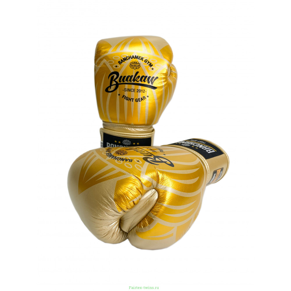 Премиальные боксерские перчатки Banchamek Gym BGL-GL3 gold 12 oz