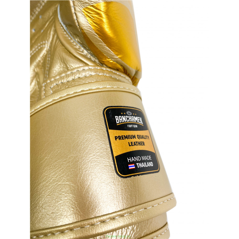 Премиальные боксерские перчатки Banchamek Gym BGL-GL3 gold 10 oz