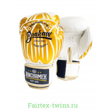 Премиальные боксерские перчатки Banchamek Gym BGL-GL3 white 16 oz
