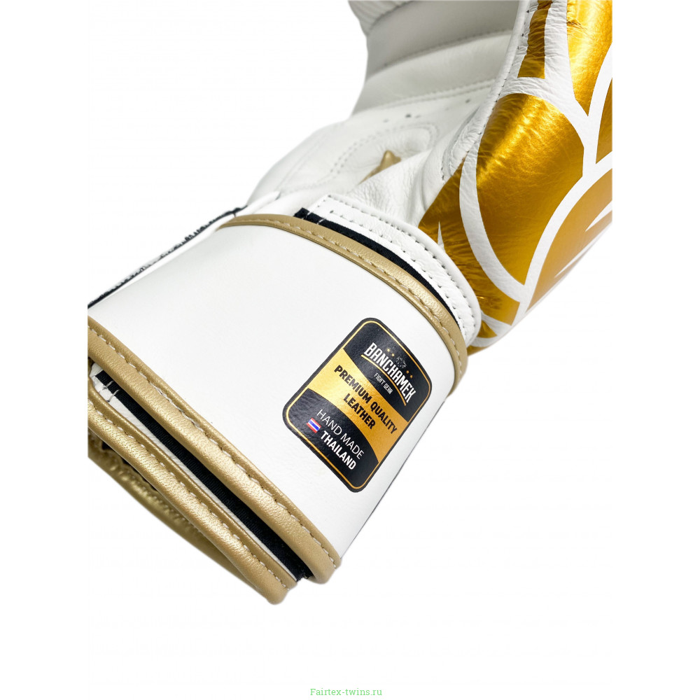 Премиальные боксерские перчатки Banchamek Gym BGL-GL3 white 10 oz