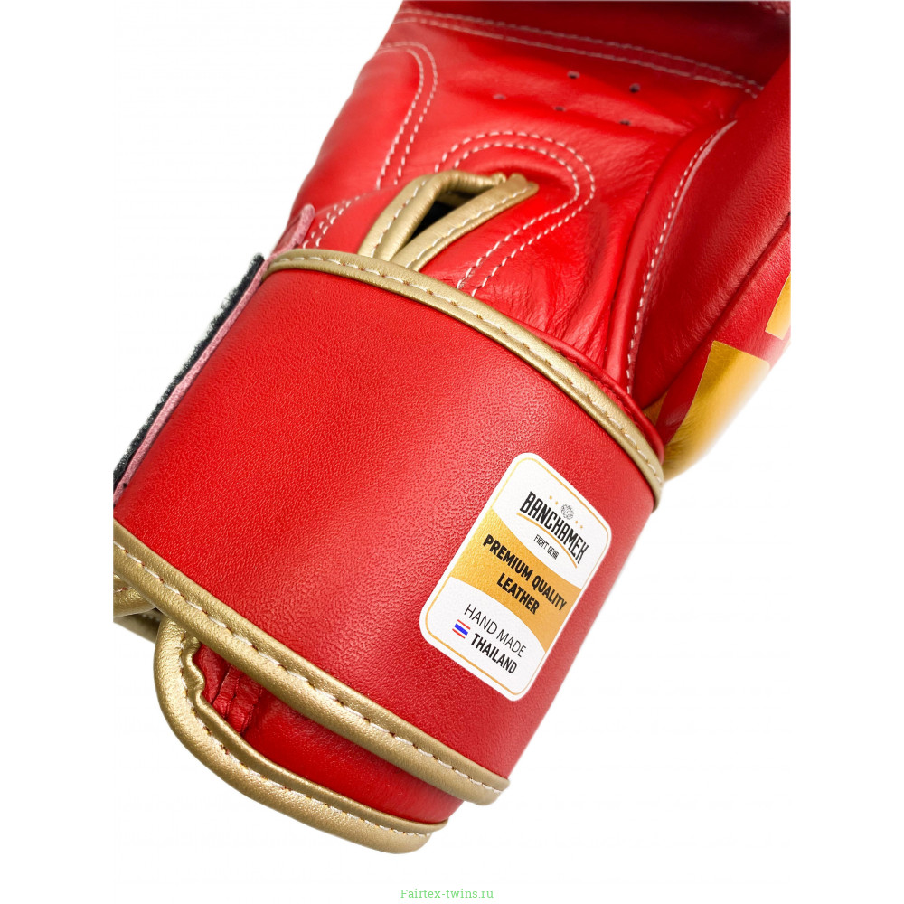 Премиальные боксерские перчатки Banchamek Gym BGL-GL3 red 16 oz