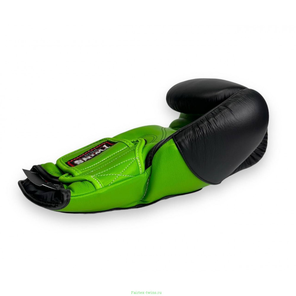 Боксерские перчатки Twins Special BGVL6 MK green black 10 oz