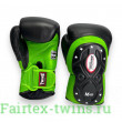 Боксерские перчатки Twins Special BGVL6 MK green black 10 oz