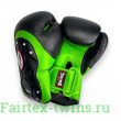 Боксерские перчатки Twins Special BGVL6 MK green black 12 oz