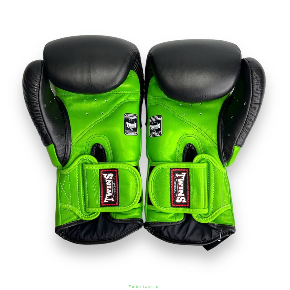 Боксерские перчатки Twins Special BGVL6 MK green black 14 oz