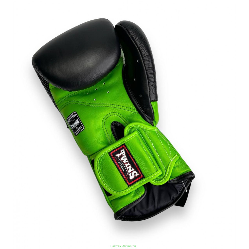 Боксерские перчатки Twins Special BGVL6 MK green black 14 oz