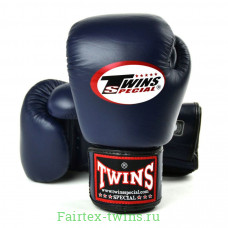Боксерские перчатки Twins special BGVL3 Navy Blue 14 oz