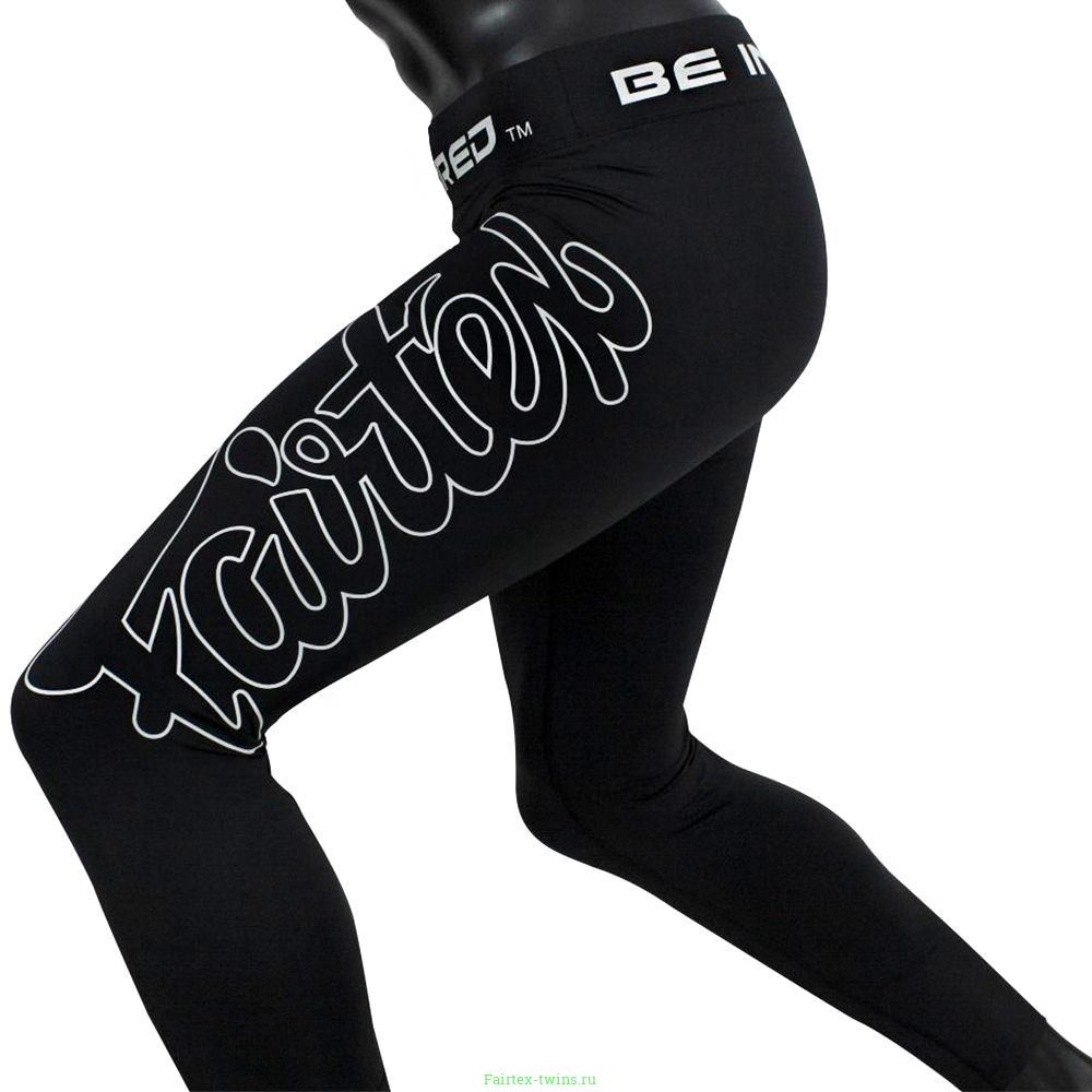 Тайтсы Fairtex CP1 black L (Легенцы для спорта) Компрессионные штаны