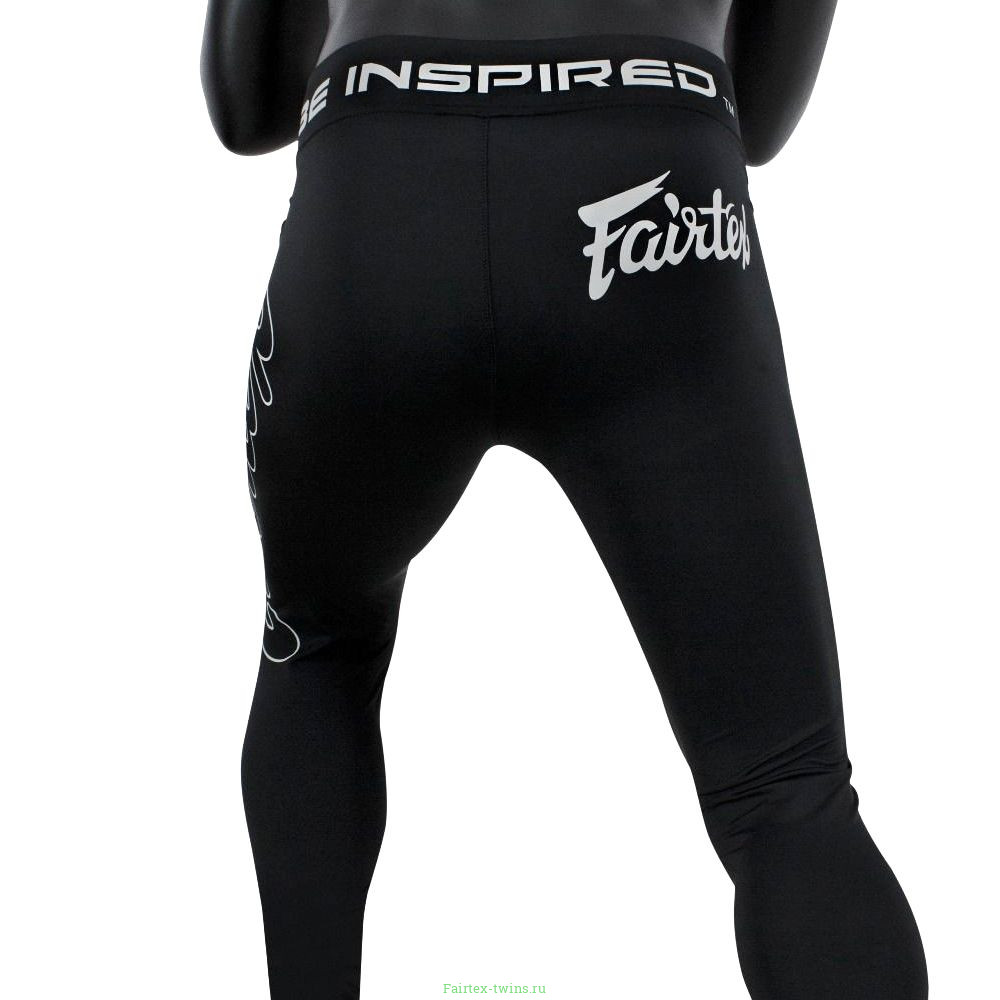 Тайтсы Fairtex CP1 black S (Легенцы для спорта) Компрессионные штаны