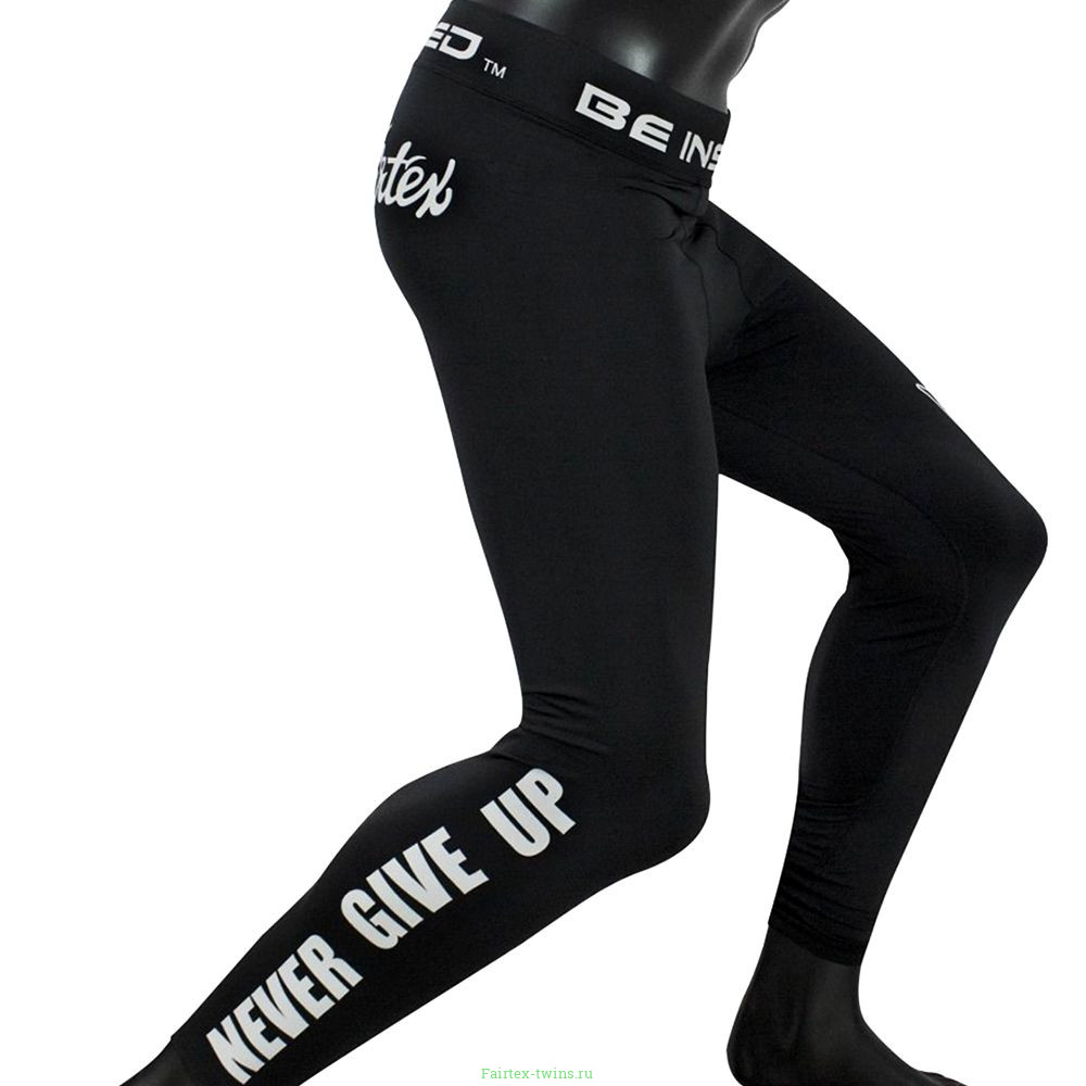 Тайтсы Fairtex CP1 black XL (Легенцы для спорта) Компрессионные штаны