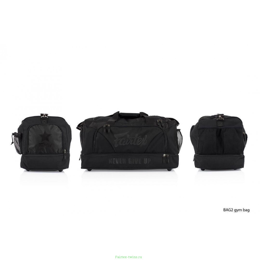 Спортивная сумка Fairtex BAG2 black solid