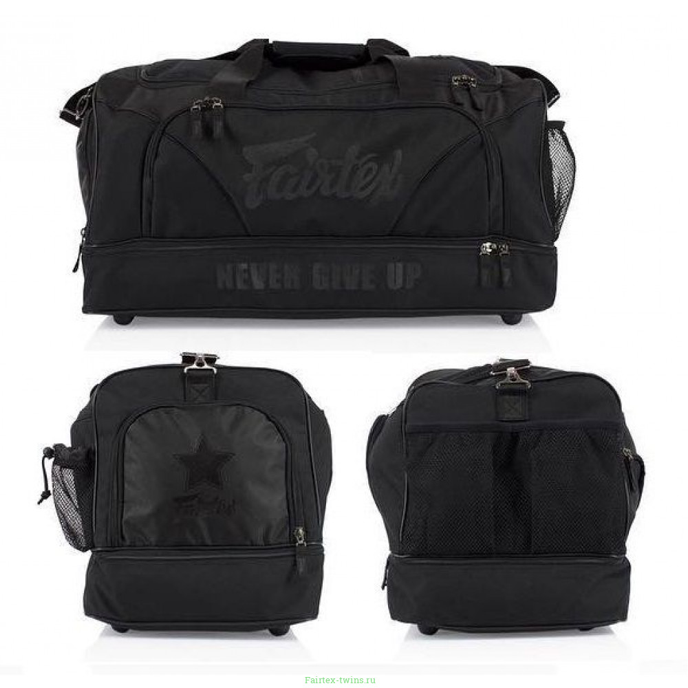 Спортивная сумка Fairtex BAG2 black solid