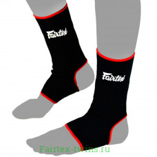 Голеностопы Fairtex AS1 black-red Голеностопы Fairtex AS1 black-red