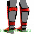 Защита голени Fairtex SP5 red M