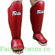 Защита голени Fairtex SP5 red XL