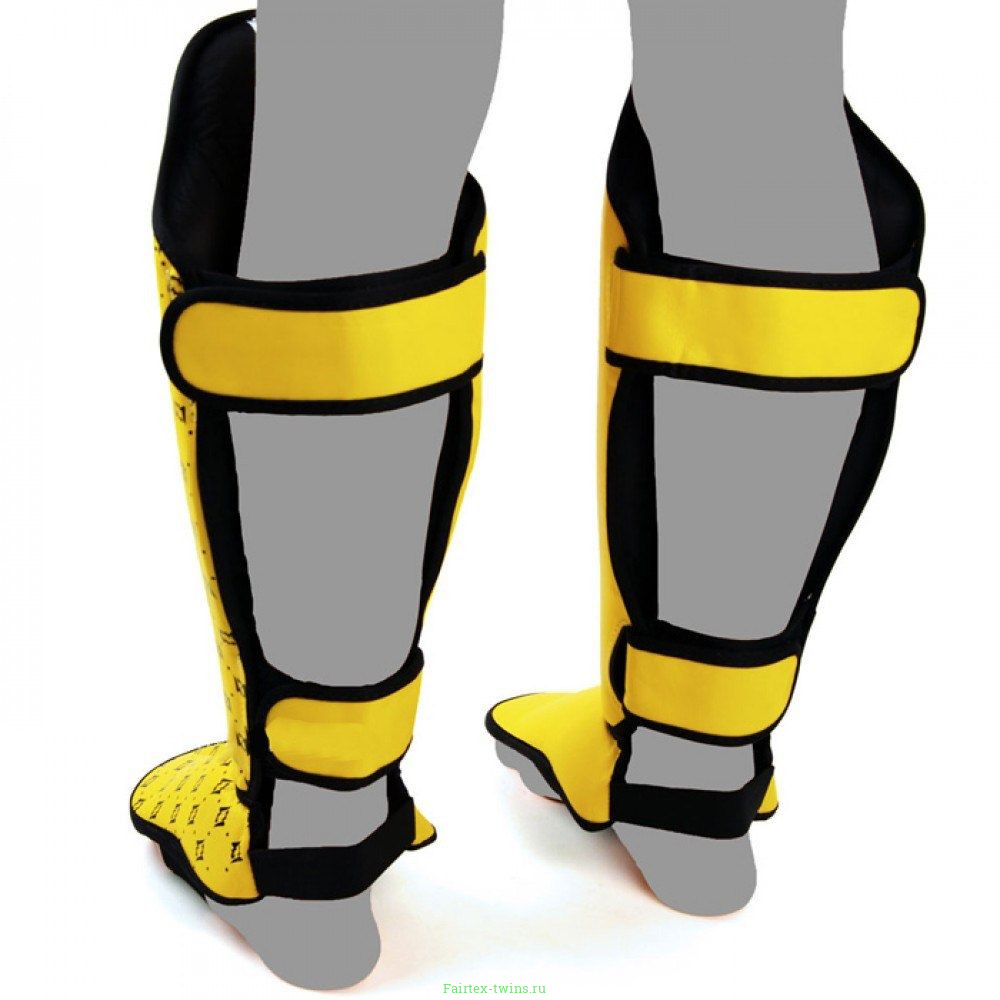 Защита голени Fairtex SP5 yellow XL