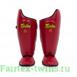 Защита голени Fairtex SP8 red M