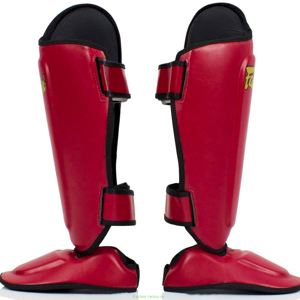 Защита голени Fairtex SP8 red XL