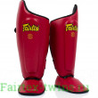Защита голени Fairtex SP8 red XL