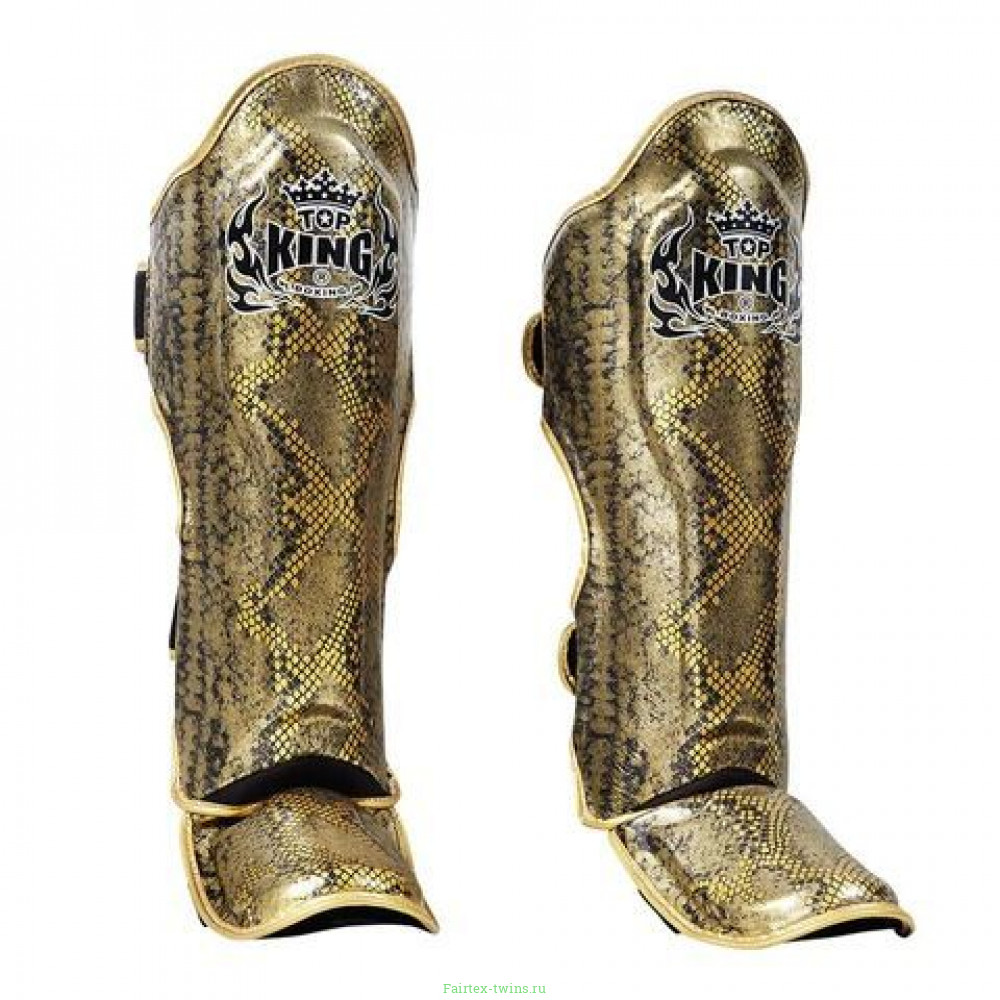 Защита голени Top King Shinguards Super Snake TKSGSS02 Black (Gold) - L