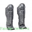 Защита голени Top King Shinguards Super Snake TKSGSS02 Black(Silver) - XL
