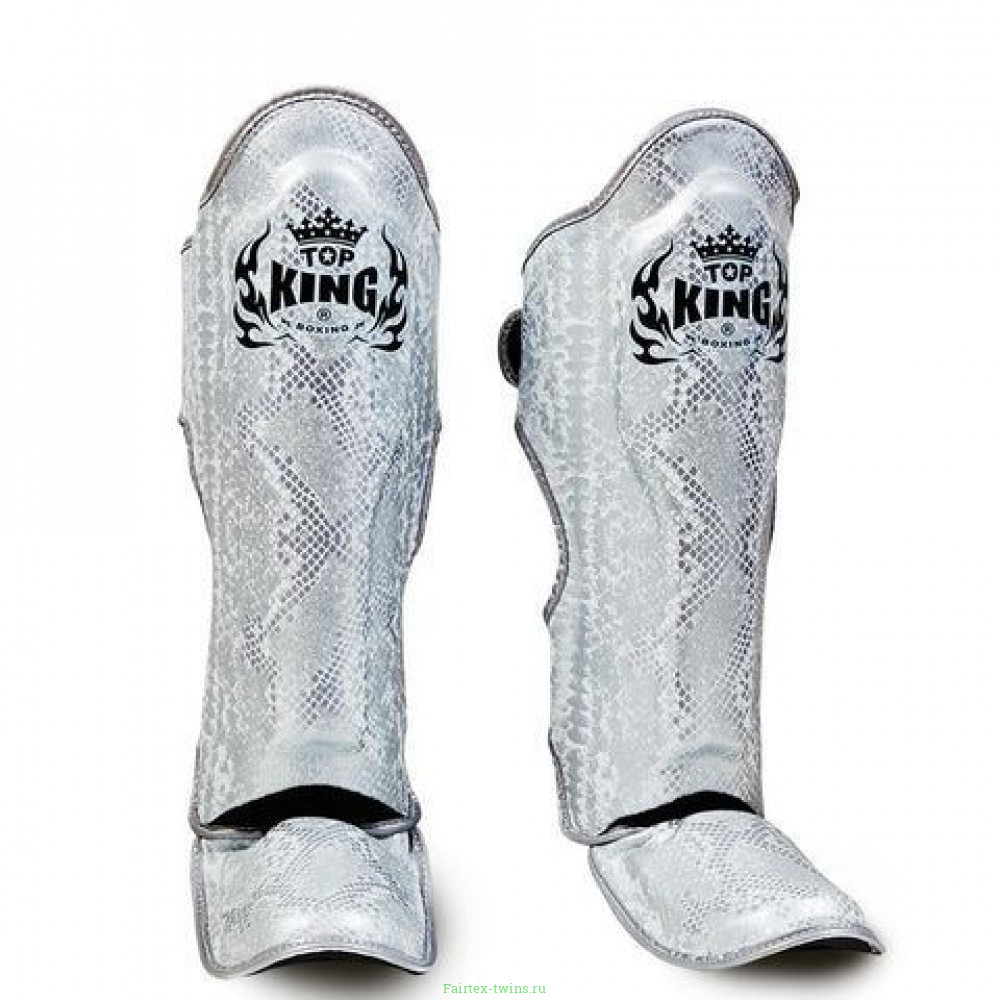 Защита голени Top King Shinguards Super Snake TKSGSS02 White (Silver) - XL