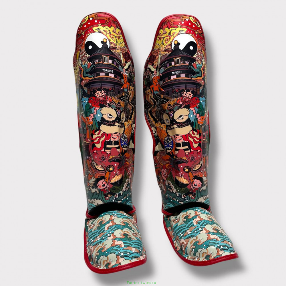 Защита голени Top King TKSGCT-CN Red M