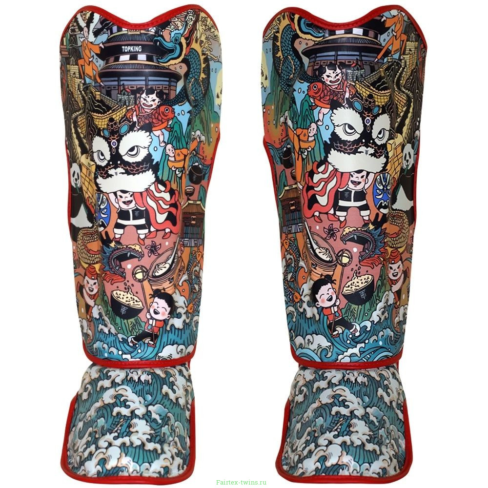 Защита голени Top King TKSGCT-CN Red M