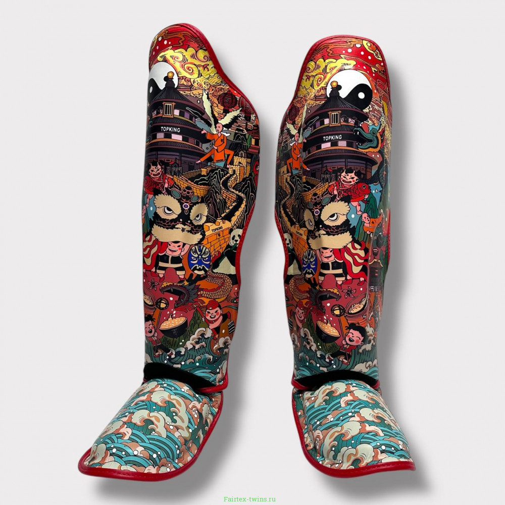 Защита голени Top King TKSGCT-CN Red M