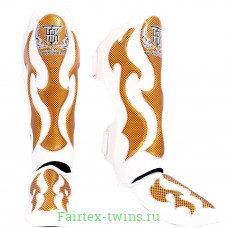 Защита голени Top King TKSGEM-01 "Empower Creativity" white-gold - M