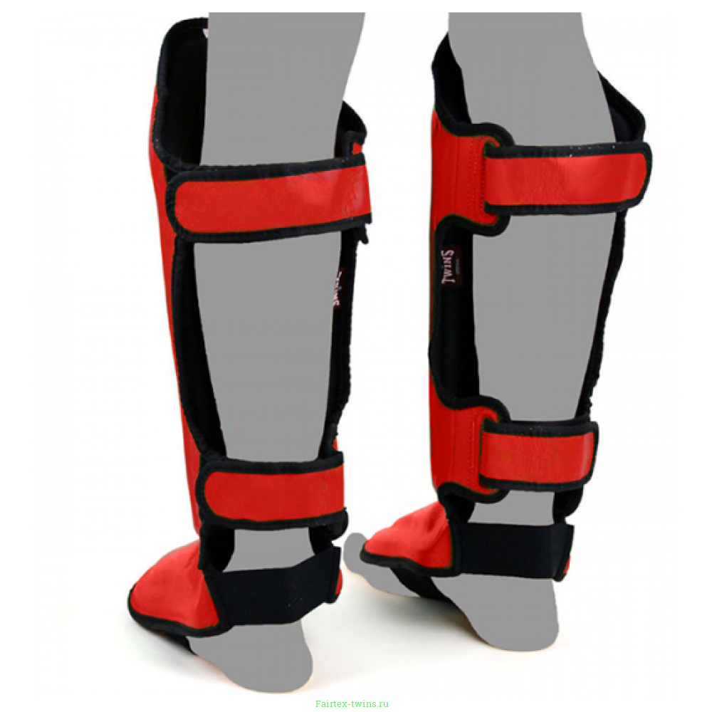 Защита голени Twins SGL10 red L