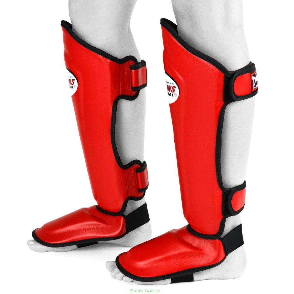 Защита голени Twins SGL10 red S