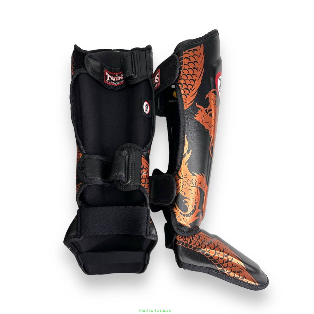 Защита голени Twins Special FSGL10-49 black brown - S
