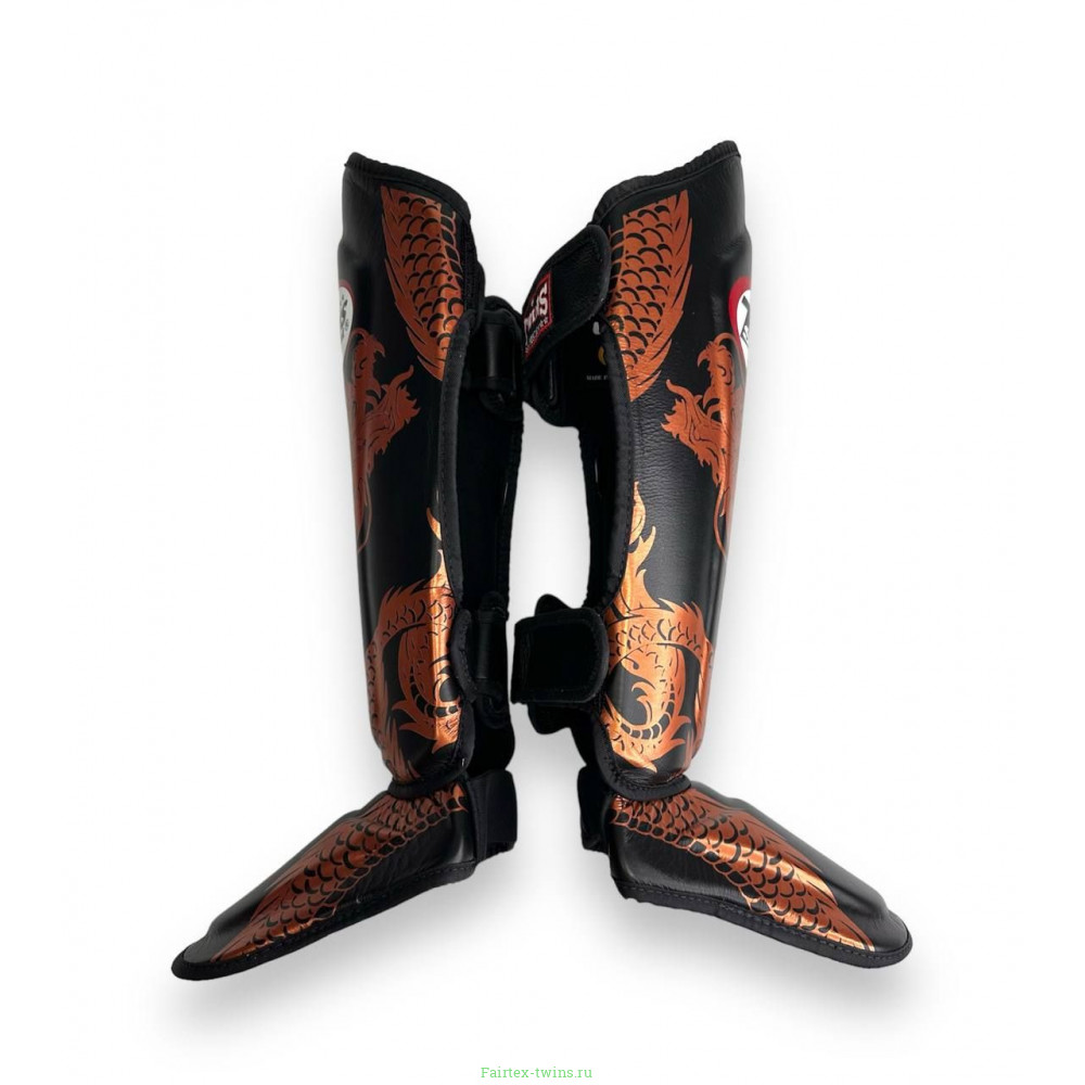 Защита голени Twins Special FSGL10-49 black brown - XL