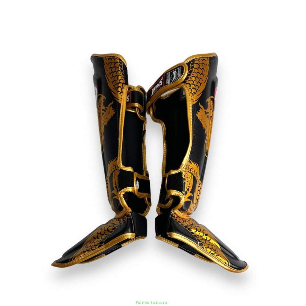 Защита голени Twins Special FSGL10-49 black gold - M