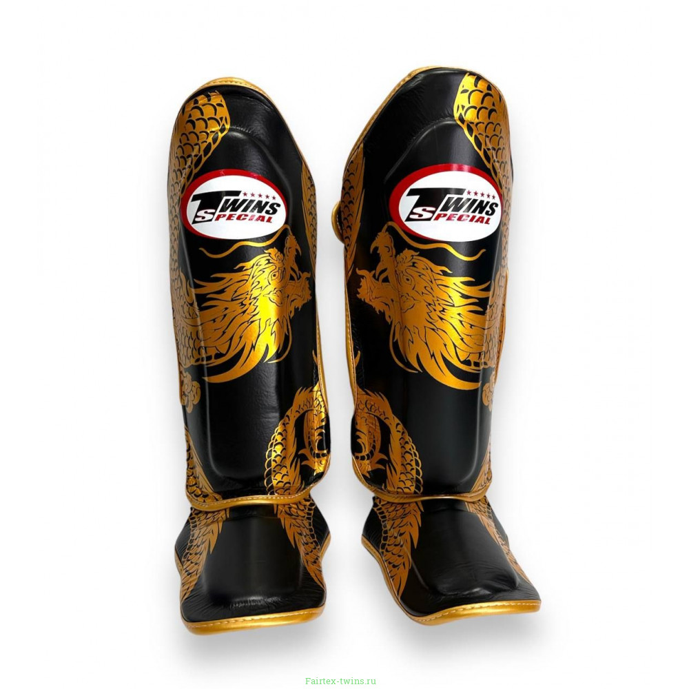 Защита голени Twins Special FSGL10-49 black gold - S