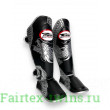 Защита голени Twins Special FSGL10-49 black silver - S
