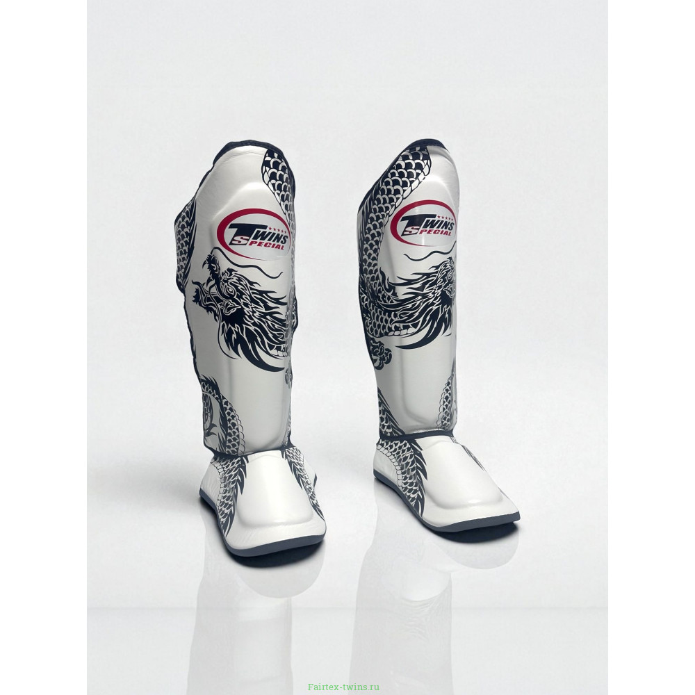 Защита голени Twins Special FSGL10-49 white black - L