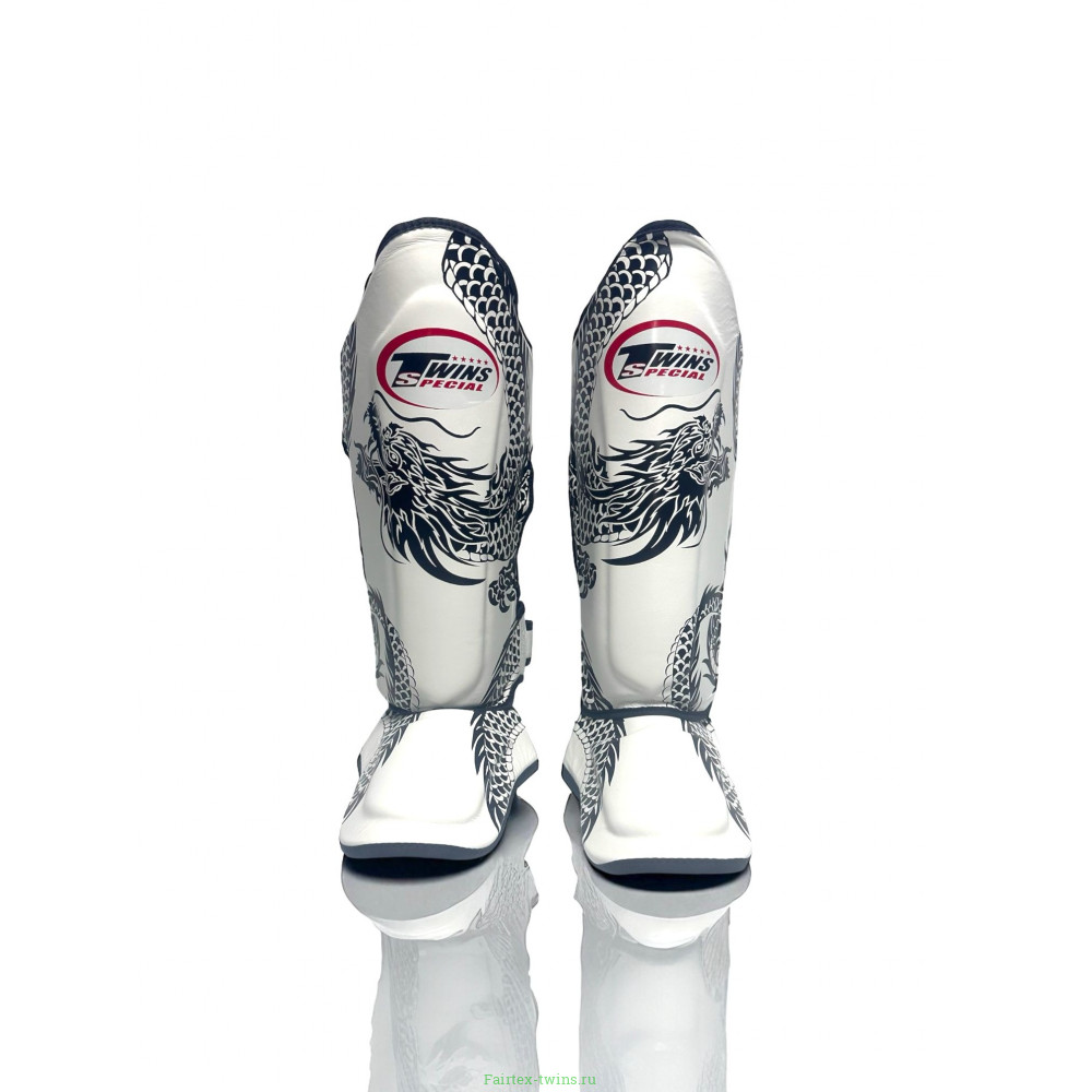 Защита голени Twins Special FSGL10-49 white black - L