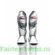 Защита голени Twins Special FSGL10-49 white black - L