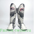 Защита голени Twins Special FSGL10-49 white black - L