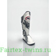 Защита голени Twins Special FSGL10-49 white black - M