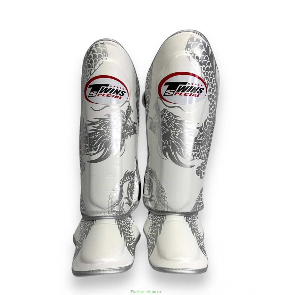 Защита голени Twins Special FSGL10-49 white silver - L
