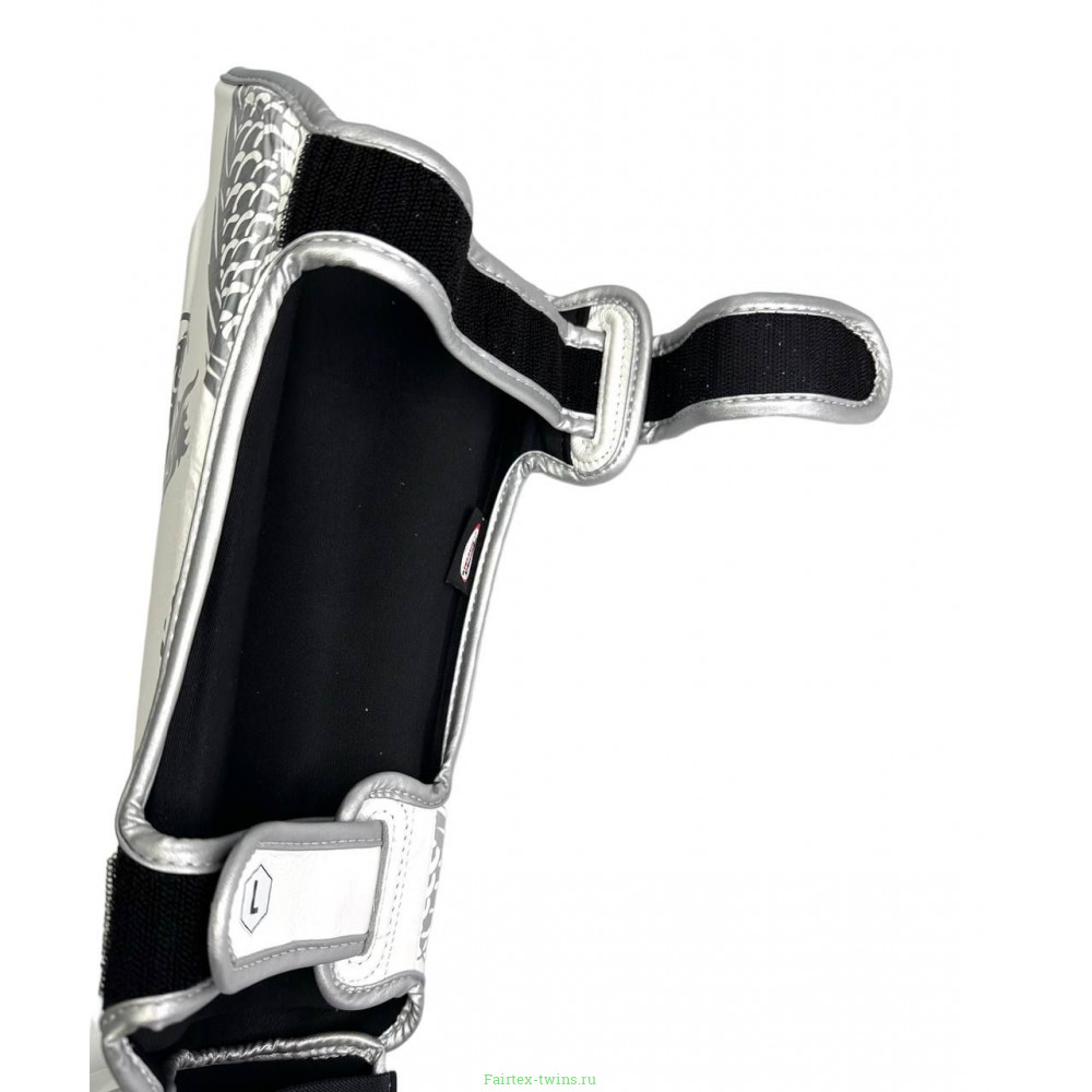 Защита голени Twins Special FSGL10-49 white silver - S