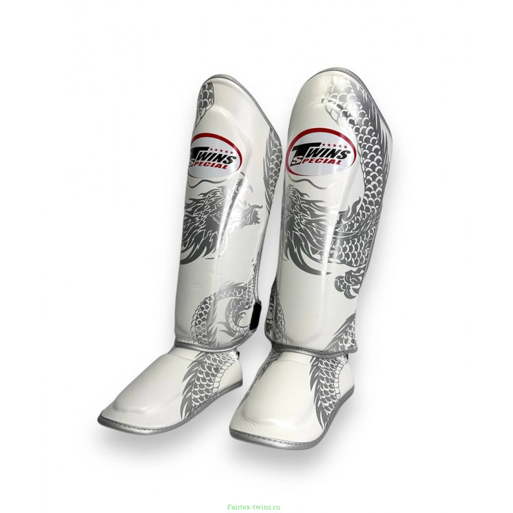 Защита голени Twins Special FSGL10-49 white silver - XL