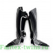 Защита голени Twins Special FSGL10-TW4 black silver XL