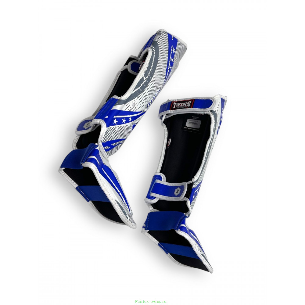 Защита голени Twins Special FSGL10-TW5 white blue M