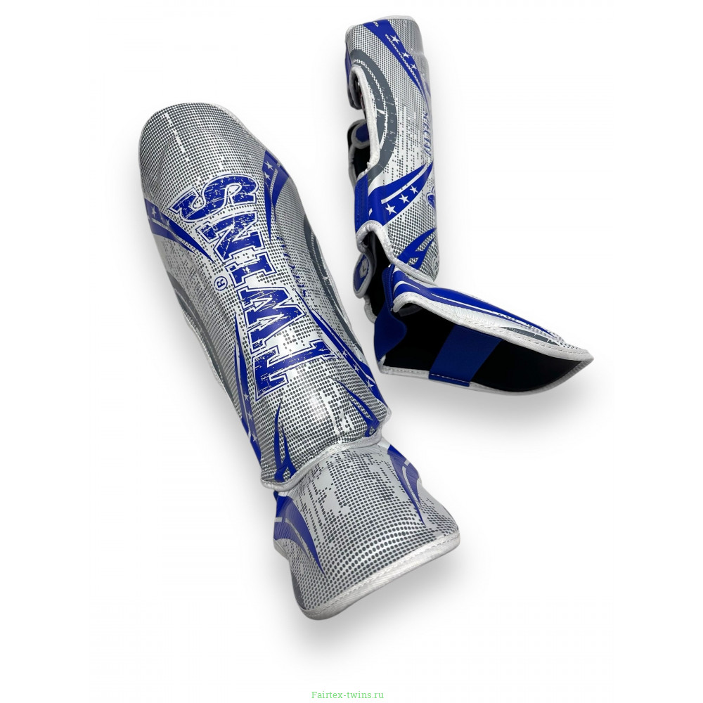 Защита голени Twins Special FSGL10-TW5 white blue XL