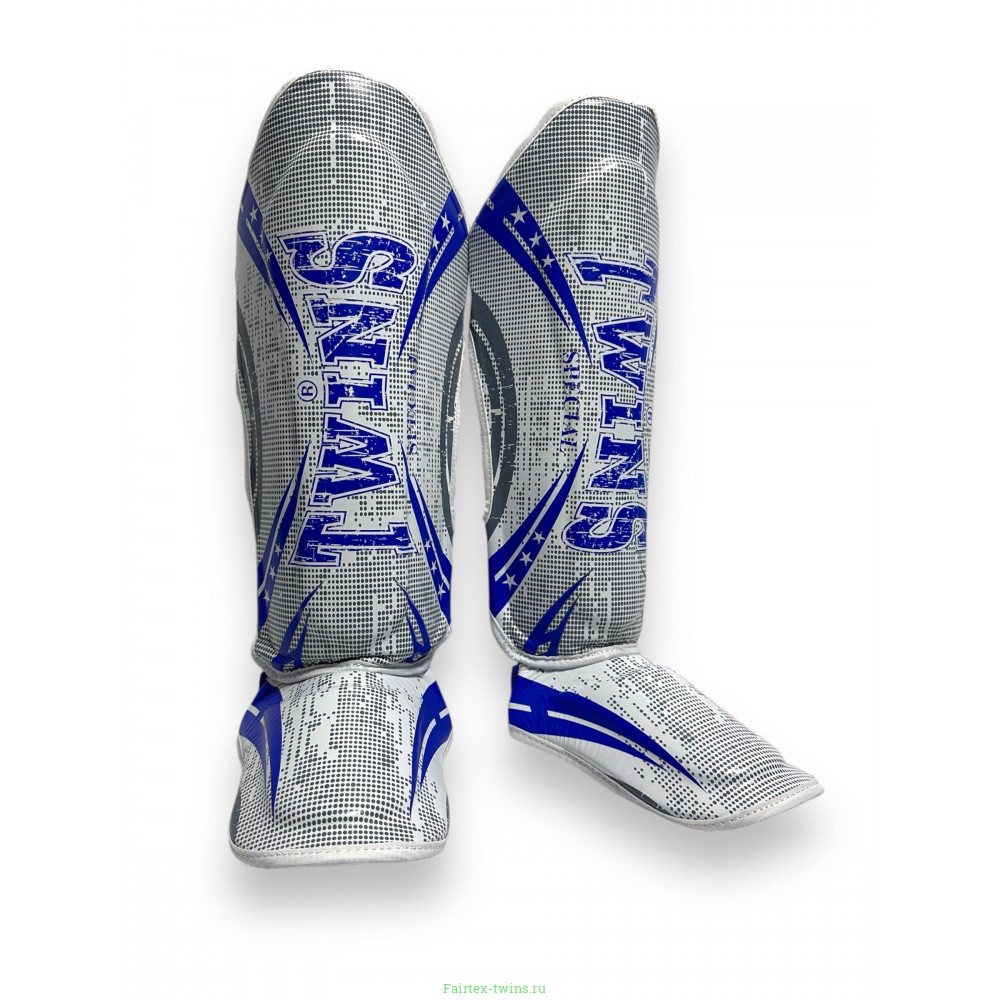 Защита голени Twins Special FSGL10-TW5 white blue XL