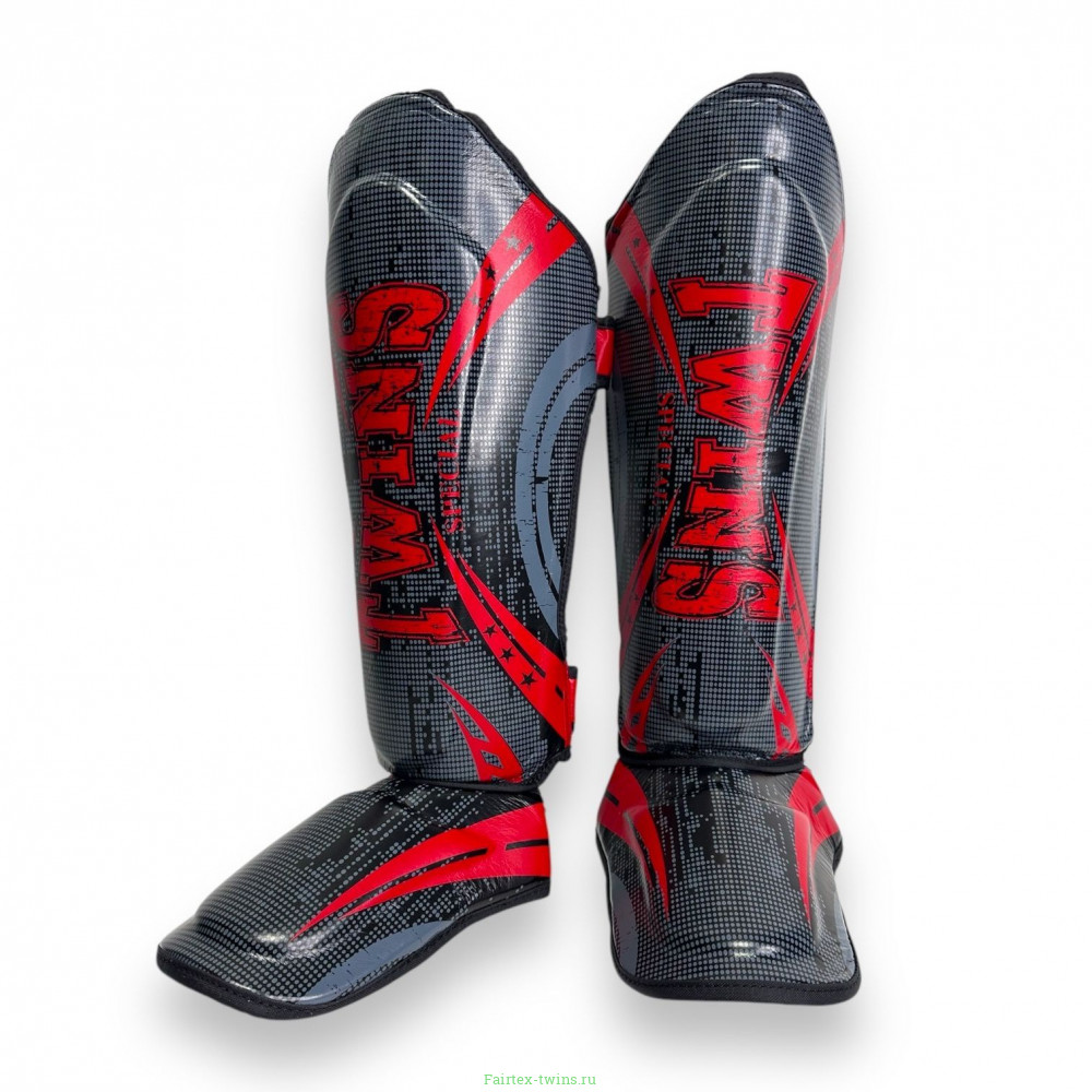 Защита голени Twins Special FSGL10-TW5 black red L